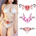 Couple Sexy Succubi Pattern Low Back Temporary Tattoo Sticker Waterproof Paper Material for Private Waist Abdomen Long Lasting