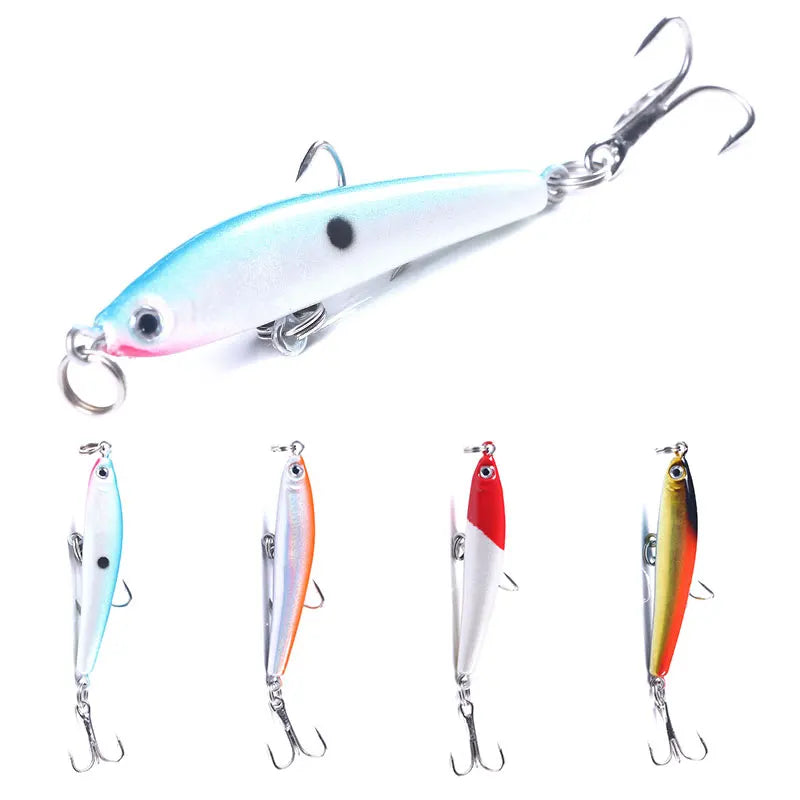 Wholesale PE031 6cm 3.4g Artificial Hard Plastic Stick Baits Pencil Fishing Lures