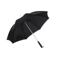 Customized Printing LED Light Umbrella Fiberglass Frame Plastic Handle Long Nylon Manual Operation Straight Umbrella Design
