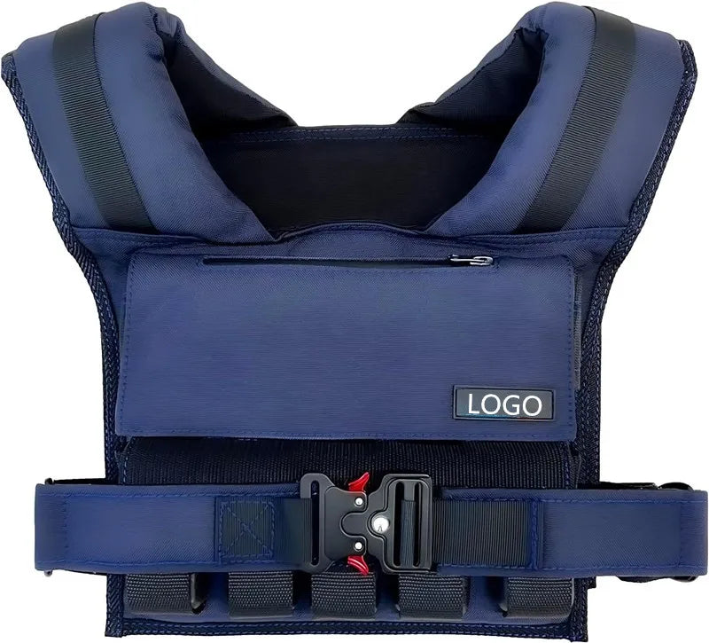 ZJFIT Weight Vest Plate Wholesale High Quality Custom Adjustable Fitness Weighted Vest for Men Training 10kg 12kg 16kg 20kg 30kg