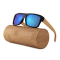 Classic Custom logo Natural Bamboo Temple Sun Glasses Sunglass Man Sunglasses Bamboo