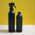 Stock 100ml 200ml 250ml 300ml  Luxury Matte Black Cosmetic Aluminum Spray Perfume with Black Trigger Spray