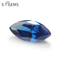 Loose Gemstone Cubic Zirconia Stones Marquis Shape CZ Sapphire Blue Cubic Zirconia for Jewelry