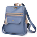 2026 New Waterproof Softback Nylon Gym Vintage Girls Students Backpack with Zipper Closure Trendy Grey Design Cheap Price