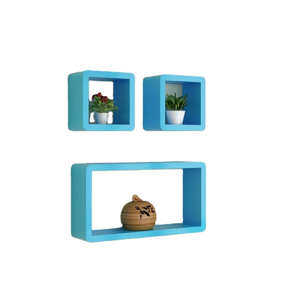 Provide Free Sample MDF Product Word Frame Rack Shelf Display Wall Shelf Decoration