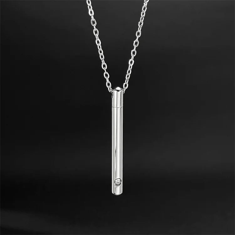 Fashion Bijoux En Acier Inoxydable Anniversary Gift Stainless Steel Ash Pendant Necklace