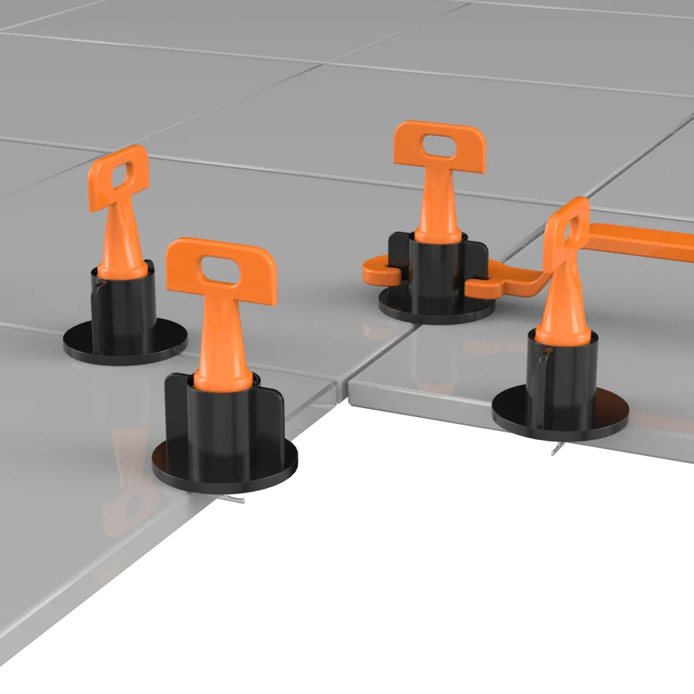 Modern 1.5mm Pink Tile Leveler for Apartment Use Reusable Tile Leveling System with Spacer