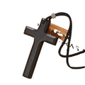 Wholesale Vintage Handmade Pendants Wooden Cross Pendant Necklaces for Women and Men