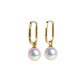 Semi-finished Jewelry 18K Gold Pearl Stud Earrings Accessories Jewelry Women Popular Pearl Earrings Accessories