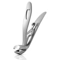 Angled Head Nail Clippers Ergonomic Steel Nail Cutter Trimmer with Catcher for Seniors