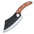6.5 Inch Full Tang Curved Boning Knife Slaughter Knife Handmade Forged Stainless Steel 5cr15 Butcher Knife With Leather Sheath