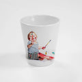 Topjlh Personalized 12oz Ceramic Flower Pot Blank Sublimation Ceramic Flower Pots for Heat Press