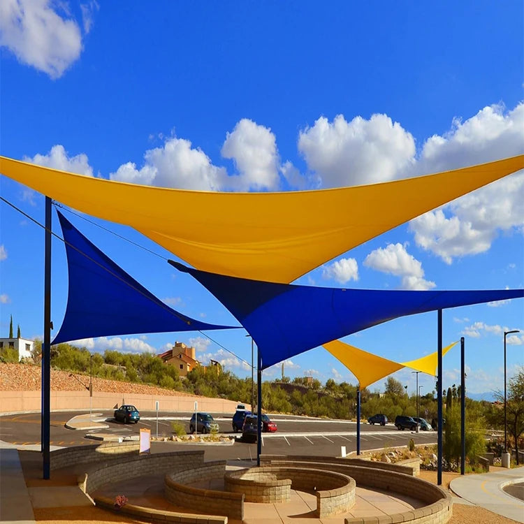 Portable 2x3m Uv Block Rectangle Waterproof Polyester Sun Shade Sail Canopy for Patio Garden Outdoor Facility