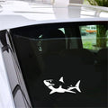 Lovely Shark Car Laptop Window Bumper Decal Vinyl Auto Motorcycle Truck Sticker Gift Die Cut Decals Latop Window Glass Sticker