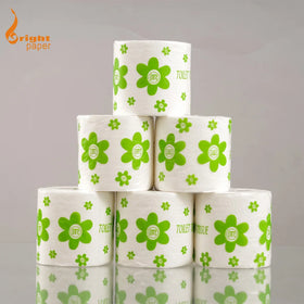 Absorbent Papel Higienico a Grade Toilet Tissue 500 Sheets Paper Jumbo Rolls Virgin Tissue Paper