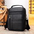 Andong Men Genuine Leather Messenger Bag Retro Cowhide Shoulder Sling Bags Men's Outdoor Leisure Small Pocket
