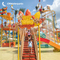 CMWaterparks High-Quality Fiberglass Kids Body Water Slide for Water Park Equipment MegaBDM