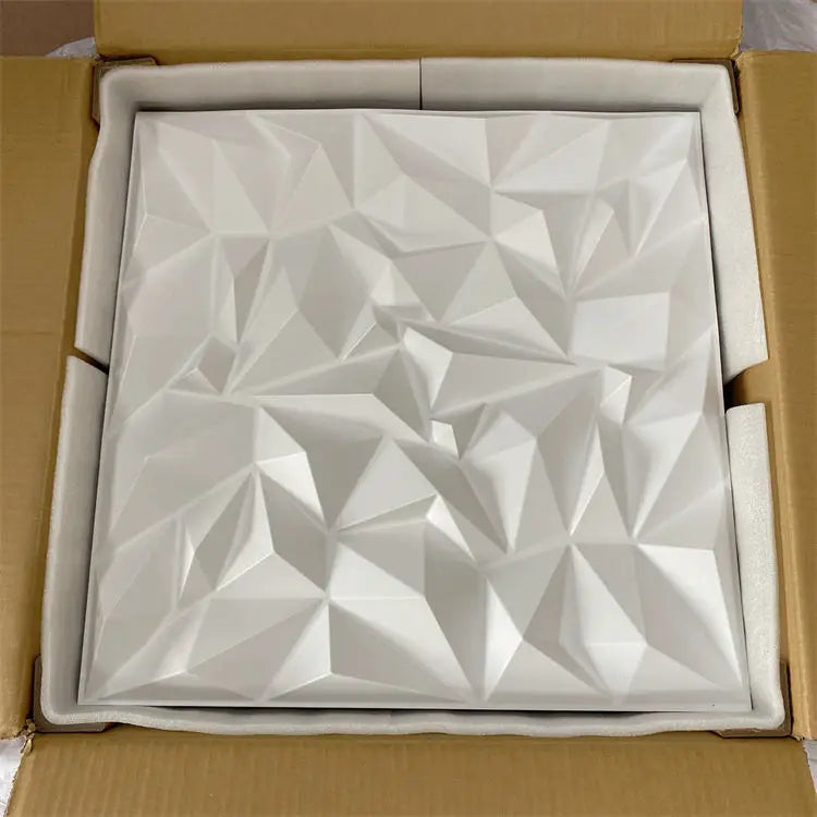 Factory Rhombus TV Wall Papier Peint Panoramique Mural Wallpaper Wall Panels 3d Custom Size
