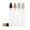 2ml 2 ml 3ml 5ml 5 ml 10ml 10 ml clear Small Sample Vials Glass Mini Pocket Tester Perfume Atomizer Bottle with Sprayer Pump