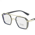 New Original Polygon Anti Blue Light Glasses Custom Personality River Optical Glasses Double Beam Spectacles Eyeglasses Frames
