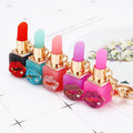 Wholesale Cute Creative Rhinestone Lipstick Lip Gloss Car Keychain Bag Holder