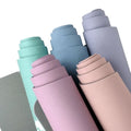 Eco-friendly TPE Double-Layer Yoga Mat Custom Printed Logo Durable Long Travel Non-Slip 6mm/8mm Thick 183cm Length