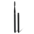 Curved Fluffy Custom Logo Lash Brow Lift Brushes Metal Mascara Wand With Cap