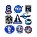 Small Towel Embroidered Label Patch Iron-On 3D Sequins Custom Design Fabric for Garment Hats Shoes