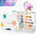 JTING Hot Popular 60colors Summer Collection Gel Nail Polish Set Box 15ml Bottle Free Color Book Uv Led Nail Gel Polish Kit