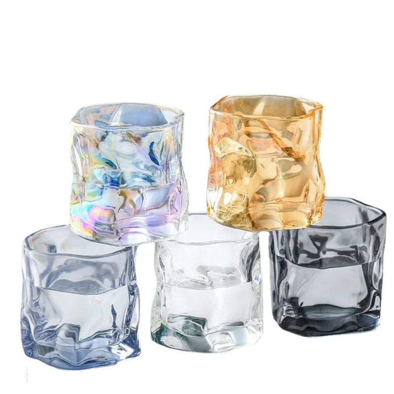 170ml 250ml Heavy Base Whisky Tequila High Borosilicate Rock Borosilicate Drinking Water Beer Glass Cup