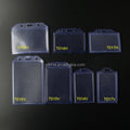 Custom High Quality Transparent Soft Plastic PVC Passport Holder Name Badge ID Card Holder