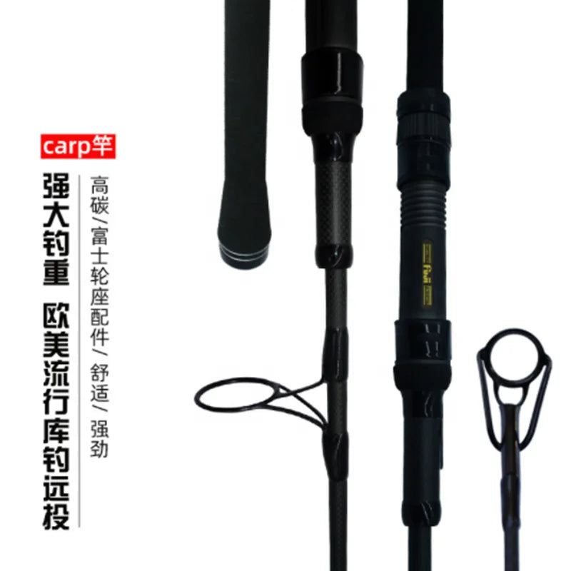 LANQUAN Hot Wholesale Fuji Reel Seat Top Quality Two Sections High Carton Carp Fishing Rod