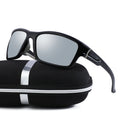 Custom Logo Outdoor Polarized Sunglasses Men Sports Sun Glasses Square Eyewear High Quality Shades