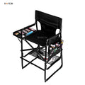 Koncai Folding Nail Polish Barber Hairdressing Chair Portable Aluminum Professional Salon Makeup Chair