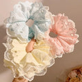 Laced Extra Large Scrunchies Wide Elastic Sporty Unisex-Spandex Nylon Polyester Material Non- Wholesale