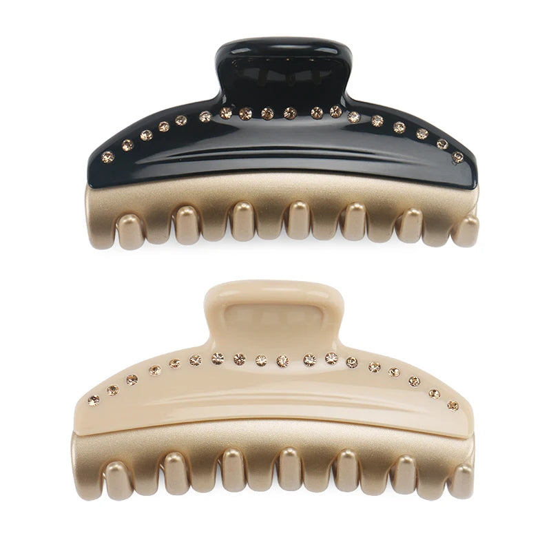 Jinhe Best Seller France Style Large Size Hair Claw High Quality France Acetate Vendome Hair Claw Clips for Women