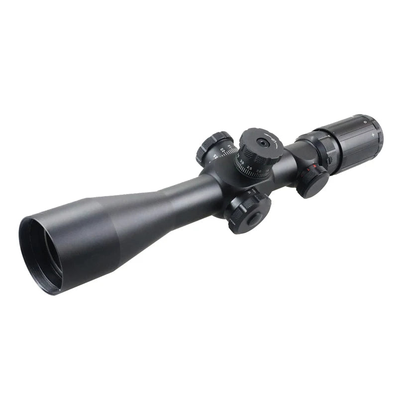 Optical Sight Scope 4-14X44 IR FFP Hunting Scope First Focal Plane Red Green Illuminated Light