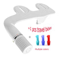 2022 ABS Plastic Slim Dual Retractable Nozzles Non-electric Toilet Bidet Seat Attachment Cold Water Ceramic White Bathroom Floor