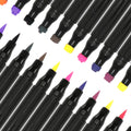 Wholesale 9-Colour Pink Star Heart Stamp Eyeliner Long Lasting 2-in-1 Natural Cosmetic Pen with Mineral Ingredient Eye Pencil