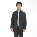 Bosha 2024 Men's Slim-Fit Blazer Custom Casual Single Breasted Blazer Breathable and Anti-Wrinkle New Fashion Design