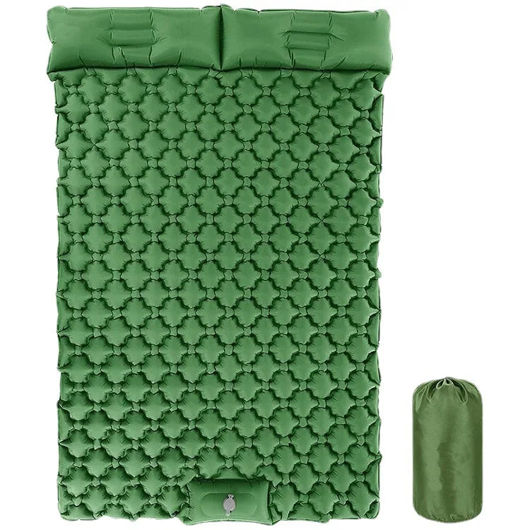 Camping Pad Double Size Waterproof Ultralight Inflatable Sleeping Camping Mat with Repair Kits