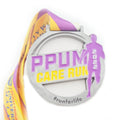 Premium PPUM Care Run Medal Malaysia University 'Run for Life' Hollow-Out Medal - Antique Nickel Plated Finishing Medal