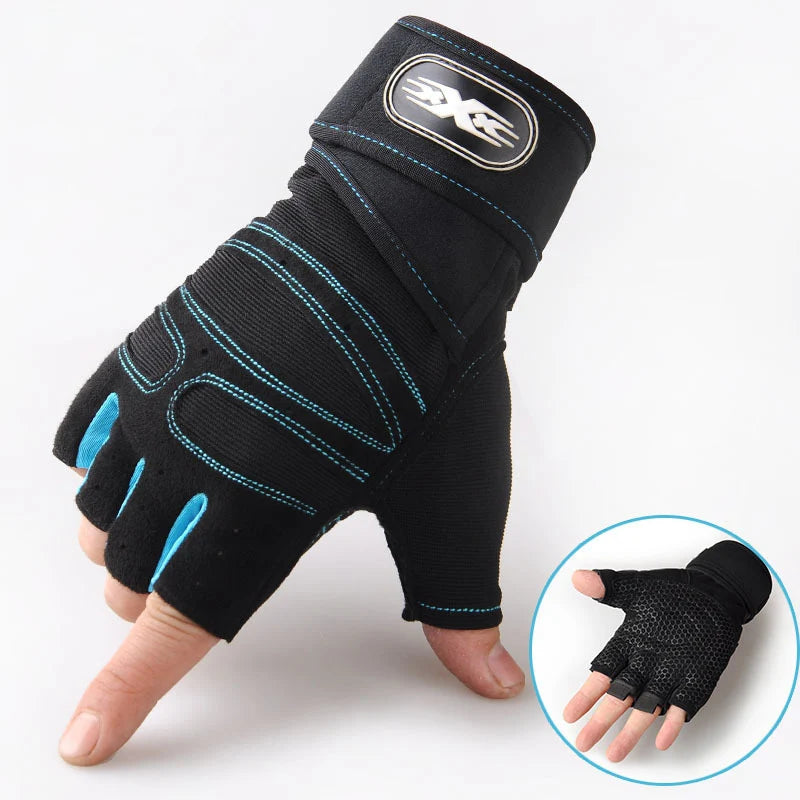 2026 Hot Sale Coexistence High Quality Breathable Rubber Sport Fitness Training Weightlifting Cycling Half Finger Gym Gloves for