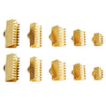 20pcs Stainless Steel Dot Ma Zai Buckle Connectors for DIY Jewelry Making Necklace Supplies Clothes Accessories Wholesale