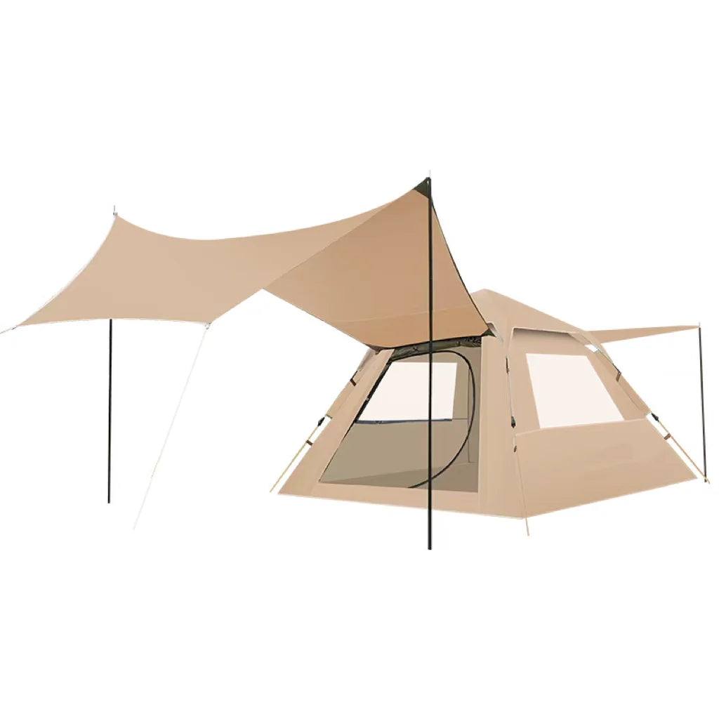 Hot Sale Outdoor Fully Automatic Camping Tent with Tarp Quick Opening and Folding Camping Tent Rain Proof Camping Tenting Gear