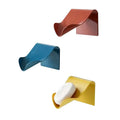 Sticker on Wall/Deck Hanging Self Draining Soap Holder Saver Dishes for Bathroom Shower White Blue Brick RedYellowPink