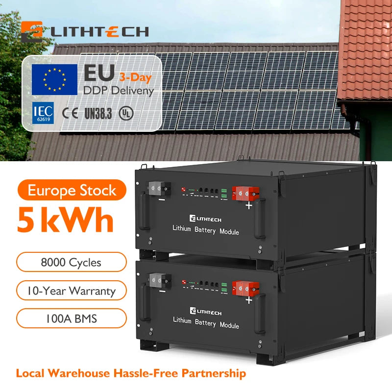 Wholesale 48V Lithium Ion Battery 5kw 100Ah 150Ah 200Ah LiFePO4 Battery Solar System Lithium Battery for Home System Inverter