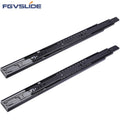Cabinet hardware 45mm Soft close ball bearing drawer slider telescopic channel for furniture kitchen