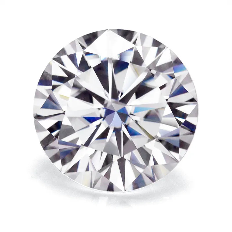 Wholesale Loose Gemstones 7mm Lab Grown Diamonds Price Per Carat White Moissanite