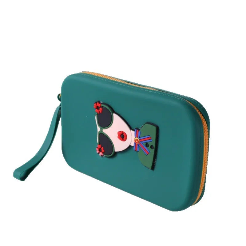 Goddess Style Silicone Sunglasses Case Open New Lipstick Waterproof Dustproof Glasses Storage Bag Portable Dustproof Glasses
